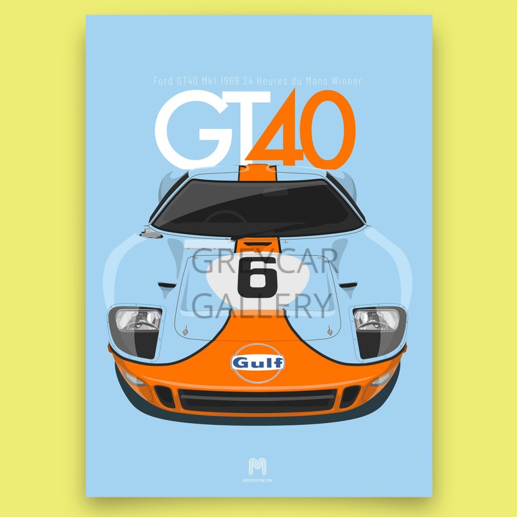 1969 Ford GT40 Mk1 Gulf 24 Heures du Mans Winner | Product